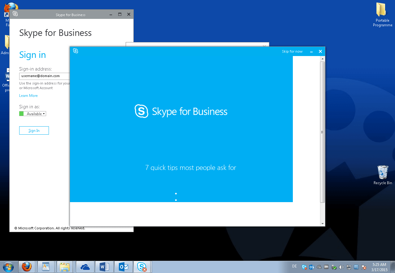 skype for business mac web app download